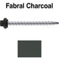 10 X 2-1/2" Zinc Aluminum Cap MINI-DRILLER Roofing Screws HI-LO THREAD Zinc Plated Carbon Steel Shank - EPDM Washer - Colored head