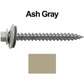#12 x 2" RE-GRIP METAL ROOFING SCREWS - Hex Washer Head - Self starting/self tapping - EPDM washer. Colored head.