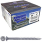 #9 Silver Star Stainless Steel Wood Screw Torx/Star Drive Head - Grade 300 Series Stainless Steel Torx/Star Drive Wood Screws