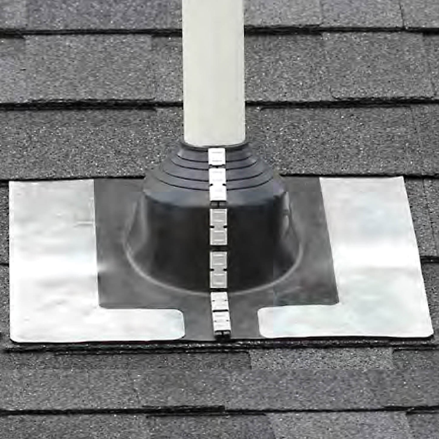 #3 (1/4" to 4-1/2") SHR RETROFIT Asphalt Roofing Pipe Flashing. Boot Flashing - Pipe Flashing (DSR103B)