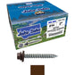 #14 x 2" Metal ROOFING SCREWS - Hex Washer Head - Self starting/self tapping - EPDM washer. Colored head.