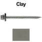 9 x 2-1/2" Stainless Steel Metal Roofing Screws (250) Hex head sheet metal roofing screw. Self-Piercing (SP) tip metal to wood siding screws EPDM washer. All colors are Special Order