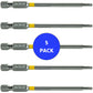 T10 (T-10) Torx/Star Driver Bit - Color Coded Torx/Star Drive Bit for Screws and Fasteners Requiring T10 (T-10) Size Bits