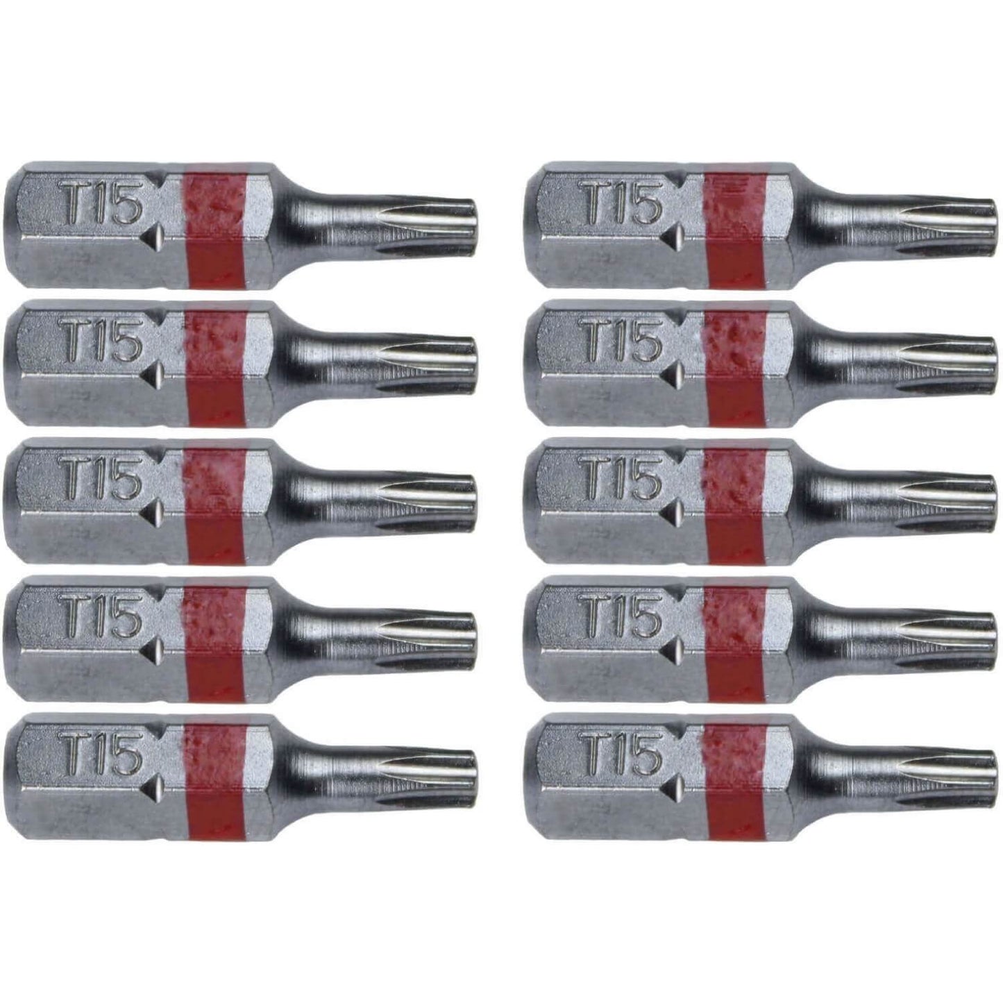 T15 (T-15) Torx/Star Driver Bit - Color Coded Torx/Star Drive Bit for Screws and Fasteners