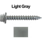 #14 x 2" Metal ROOFING SCREWS - Hex Washer Head - Self starting/self tapping - EPDM washer. Colored head.