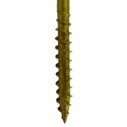 7 x 2" Bronze Star Multipurpose Exterior Coated Modified Truss Head Cabinet Wood Screw, Torx Drive (OVERSTOCK)