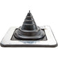 DEKTITE SQUARE BLACK EPDM Flexible Pipe Flashing, Roof Jack, Pipe Boot Flashing Dektite