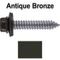17 x 1-1/2 Metal Roofing Screws - Metal Panel to Metal Purlins and Recovery Screws - Hex Washer Head - EPDM washer.