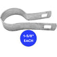 Tension Band for Chain Link Fence - Manufactured from Galvanized Steel to Prevent Rust. Tension Bands Wrap Around the Pipe on the Fence and Attach to a Tension Bar Holding the Chain Link Mesh
