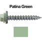#14 x 1-1/2" Metal ROOFING SCREWS(250) Screws Hex Washer Head Sheet Metal Roof Screw. Self starting/self tapping metal to wood with EPDM washer. Colored head. For corrugated roofing
