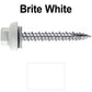 10 X 1-1/2" HI-LO Zinc Aluminum Cap Metal Roofing Screws - Hex Washer Head - Self starting/self tapping - EPDM washer. Colored head.