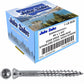 #9 Silver Star Stainless Steel TRIM HEAD Screw Torx/Star Head  - Stainless Steel TRIM HEAD Wood Screws