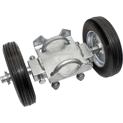 Gate Wheel Carriers for Chain Link Fence Rolling/Sliding Gates. Various Styles and Widths, Hard Rubber Wheels and Pneumatic Rubber Wheels