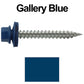 #9 x 1-1/2" Stainless Steel Metal Roofing Screws - Hex Washer Head - Self-Piercing (SP) tip metal to wood siding screws. EPDM washer. Colored head.