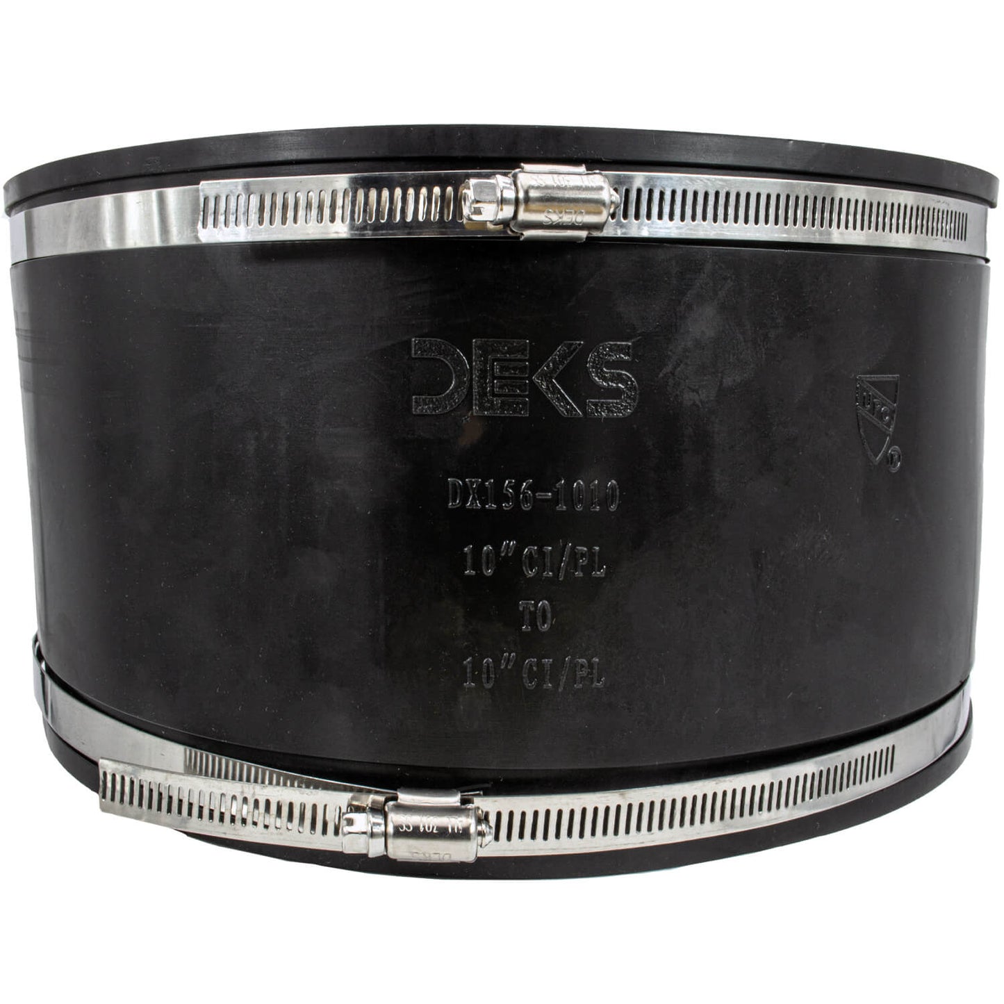 DEKS  Flexible Pipe Coupler - Leak-Proof for Clay, PVC, Copper, and Steel Connections