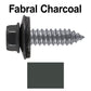 17 x 1"  Metal Roofing Screws - Metal Panel to Metal Purlins and Recovery Screws - Hex Washer Head - EPDM washer.