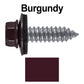 17 x 1"  Metal Roofing Screws - Metal Panel to Metal Purlins and Recovery Screws - Hex Washer Head - EPDM washer.
