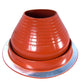 Dektite RED Round High Temp Silicone Flexible Pipe Flashing (Roof Jack, Pipe Boot Flashing)