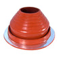 Dektite Round Base Pipe Flashing Boot – Red High Temp Silicone Roof Flashing