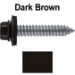 17 x 1-1/2 Metal Roofing Screws - Metal Panel to Metal Purlins and Recovery Screws - Hex Washer Head - EPDM washer.