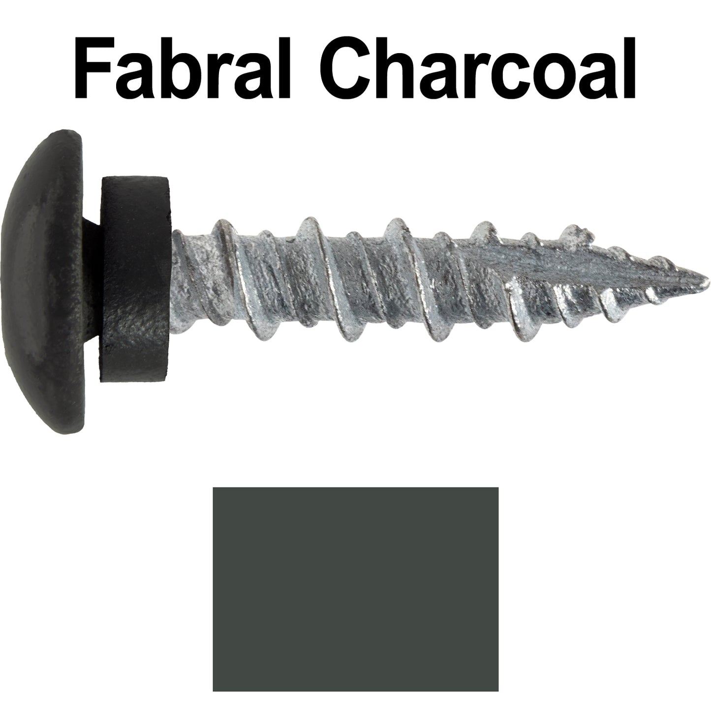 10 X 1" - LOW PROFILE Star Head Roofing Screws - HI-LO Thread - Metal To Wood - T25 Torx Drive Head - EPDM washer.