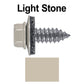 17 x 3/4" Metal Roofing Screws - Metal Panel to Metal Purlins and Recovery Screws - Hex Washer Head - EPDM washer.