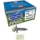 #14 x 1"  Metal ROOFING SCREWS - Hex Washer Head - Self starting/self tapping - EPDM washer. Colored head.