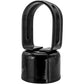 Black Chain Link Fence Loop Cap, Powder Coated Steel