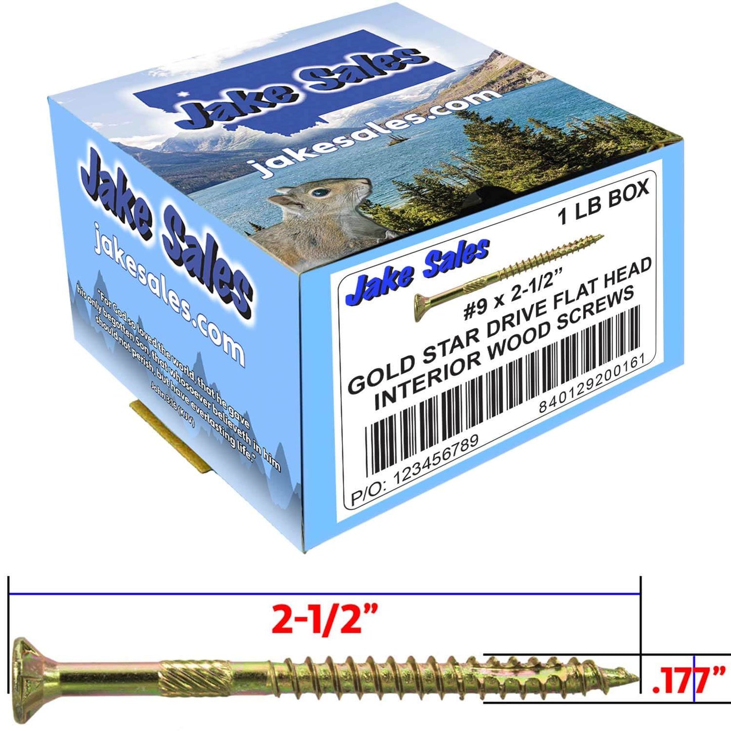 #9 Yellow Zinc Coated General Purpose Wood Screws. Torx/Star Drive Head - Multipurpose Torx/Star Drive Wood Screws