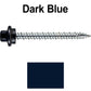 10 x 2” - STAINLESS HEX / ZINC Sheet Metal Roof Screw. Self starting metal to wood siding screws. EPDM washer. Colored head.