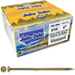 #10 Gold Star/Torx Drive Zinc Coated T-25 Flat Head Wood Screws