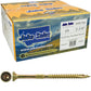 #9 Gold Star/Torx Drive Zinc Coated T-25 Flat Head Wood Screws