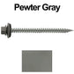 9 x 2-1/2" Stainless Steel Metal Roofing Screws (250) Hex head sheet metal roofing screw. Self-Piercing (SP) tip metal to wood siding screws EPDM washer. All colors are Special Order