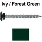 10 x 2" LOW PROFILE Star Head Roofing Screws - HI-LO Thread - Metal To Wood - T25 Torx Drive Head - EPDM washer.