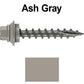 12 X 1-1/2" Metal Roofing Screws For OSB and Plywood - Galvanized Metal to Wood Type 17 Tip - 1/4" Hex Head - Assembled EPDM Washer