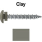 10 x 1-1/2” LOW PROFILE Star Head Roofing Screws - HI-LO Thread - Metal To Wood - T25 Torx Drive Head - EPDM washer