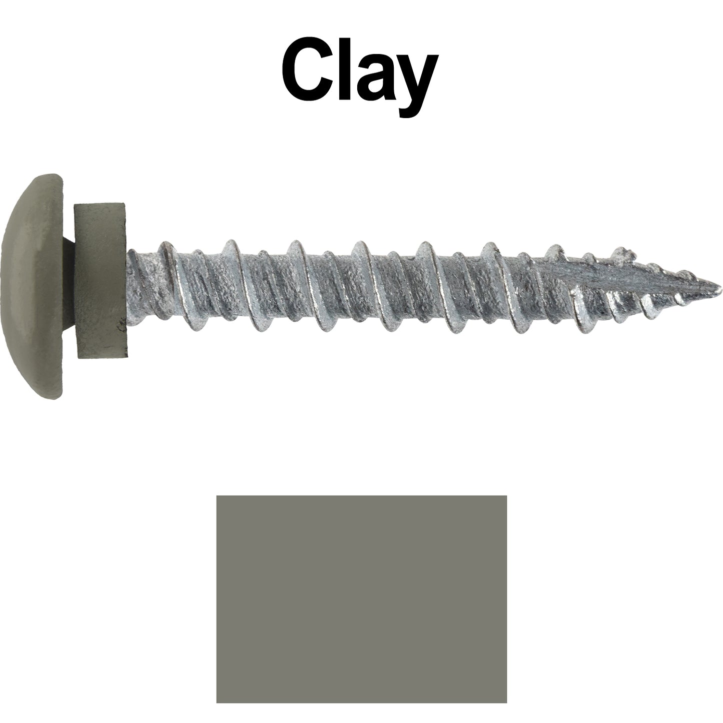 10 x 1-1/2” LOW PROFILE Star Head Roofing Screws - HI-LO Thread - Metal To Wood - T25 Torx Drive Head - EPDM washer