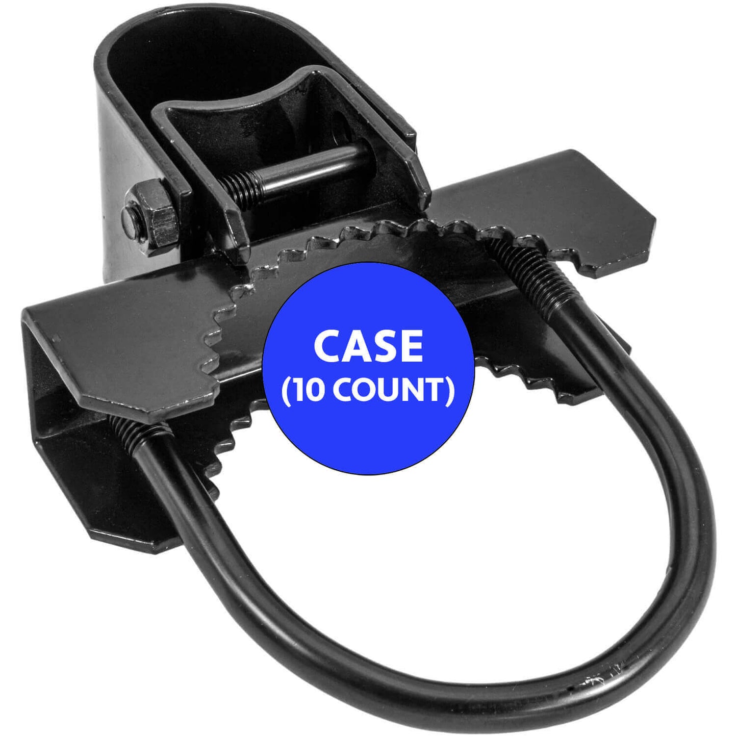 BLACK BULL DOG GATE HINGE - Commercial Heavy Duty - Chain Link Fence Gate Hinge