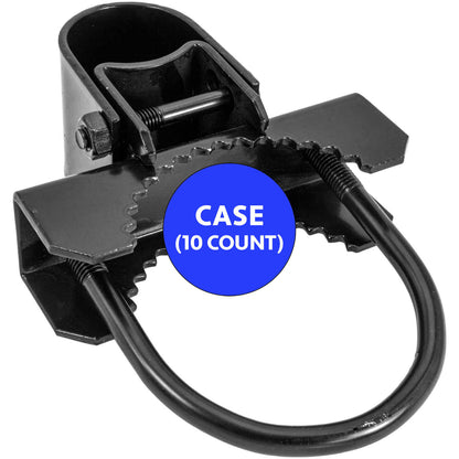 BLACK BULL DOG GATE HINGE - Commercial Heavy Duty - Chain Link Fence Gate Hinge