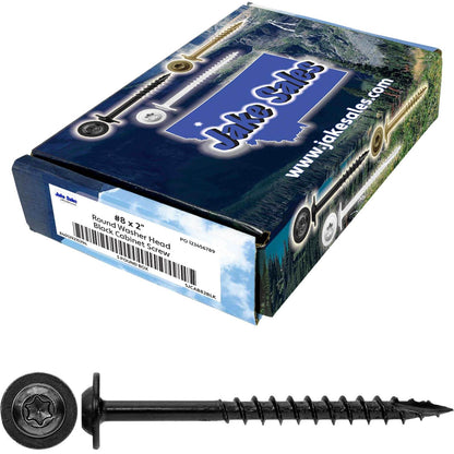 #8 Round Washer Head Truss Head Screw. Torx/Star Drive Head Wood Screws. Multipurpose Cabinet, Furniture, Siding and Trim and General Construction