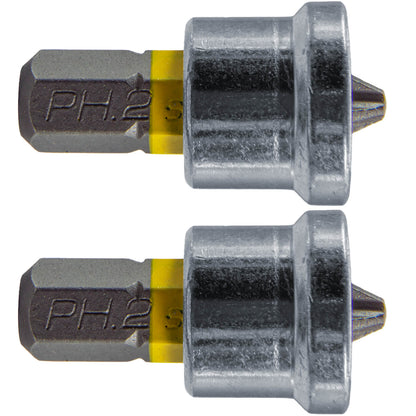 Phillips Driver Bits - with 1/4" Quick Change Shank