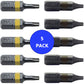 T10 (T-10) Torx/Star Driver Bit - Color Coded Torx/Star Drive Bit for Screws and Fasteners Requiring T10 (T-10) Size Bits