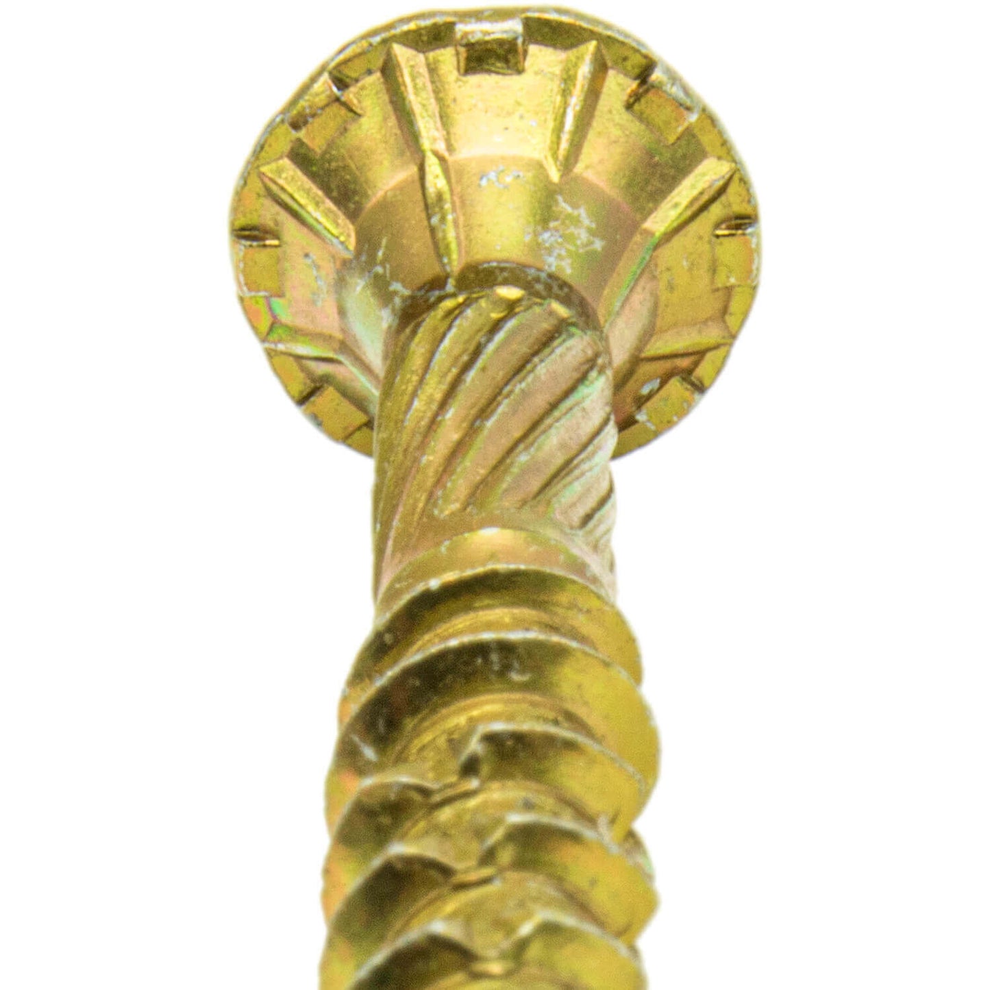 #10 Yellow Zinc Coated General Purpose Wood Screws. Torx/Star Drive Head - Multipurpose Torx/Star Drive Wood Screws