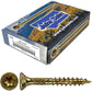 #8 Gold Star/Torx Drive Zinc Coated T-20 Flat Head Wood Screws