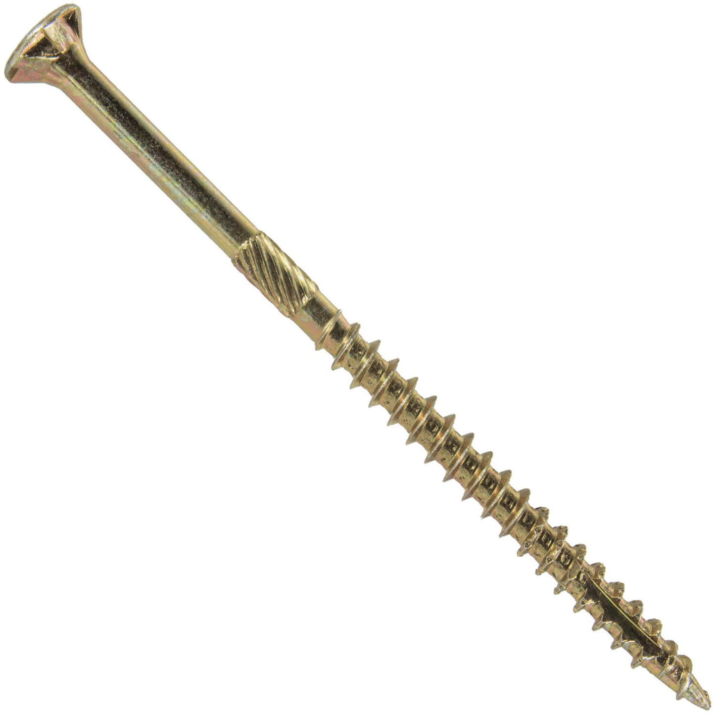 #10 x 3-1/2" Gold Star Wood Screw, T-30 Torx Drive, Flat Head - (Pallet of 48 x Full Boxes) ~48,000 Screw Count