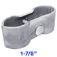 Galvanized Chain Link Fence Panel Clamps with Bolts & Nuts - Saddle Clamps for Dog Kennels & Temporary Fencing