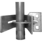 ROLLING OFFSET LATCH - "LOCK N' LATCH": (for 1-5/8" to 1-7/8") Chain Link Fence Gate Offset Latch (Rolling, Sliding, or Cantilevered Gate Latch)