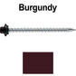 10 x 3” - STAINLESS HEX / ZINC Sheet Metal Roof Screw. Self starting metal to wood siding screws. EPDM washer. Colored head.