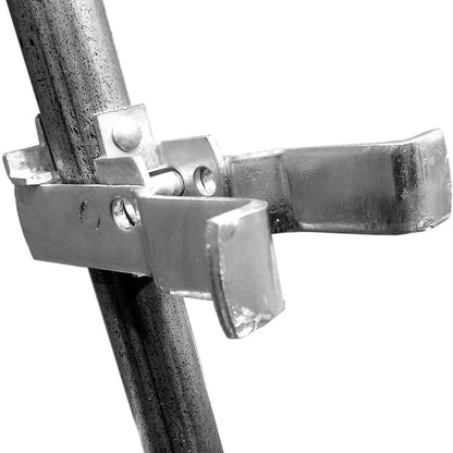 Commercial SINGLE GATE STRONG ARM Latch for Chain Link or Round Pipe Gate Frames. Single Gate FULCRUM Latch Fits 1-5/8" or 1-7/8" Gate Frame