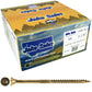 #9 Yellow Zinc Coated General Purpose Wood Screws. Torx/Star Drive Head - Multipurpose Torx/Star Drive Wood Screws